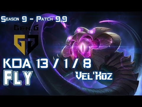 Gen Fly VEL'KOZ vs JAYCE Mid - Patch 9.9 KR Ranked