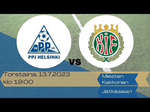 Miesten Kakkosen peli PPJ vs FC Kiffen Jätkäsaaren tn torstaina 13.7.2023 klo 19:00