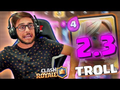 USEI UM DECK TROLL 2.3 DE CURADORA DO NERY QUE ACABOU COMIGO NO CLASH ROYALE
