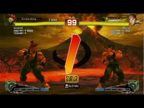 SSF4 replay - GoshtiN (Akuma) vs QBurim (Ryu)