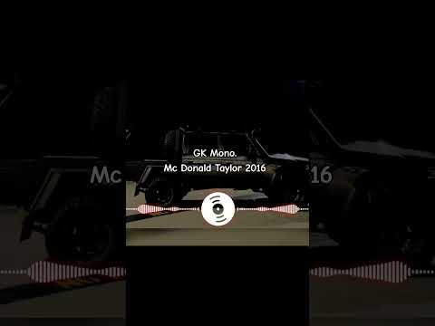 GK Mono Mc Donald Taylor 2016.