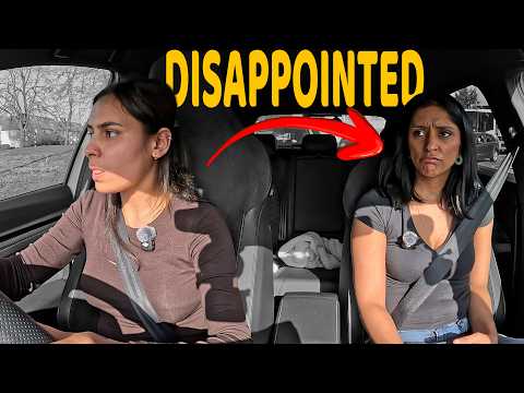 TWO HOURS BEFORE HER DRIVING TEST...