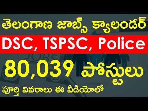 TS Jobs Calendar 2022 - Department & Group Wise Vacancies (Out), Notification