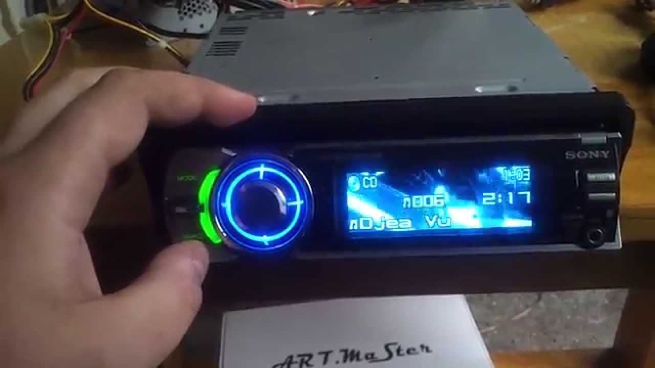 Как настроить магнитолу сони xplod - фото
