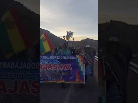 SE MASIFICA EL BLOQUEO NACIONAL, EN EL MUNICIPIO OCURI - PROVINCIA CHAYANTA - NORTE POTOSÍ