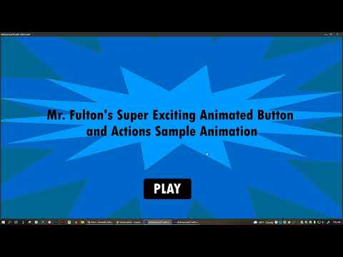 Applying Actions to your Buttons Animate