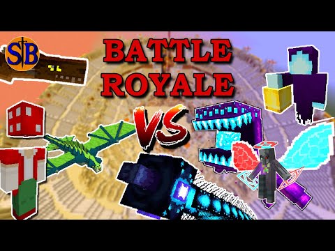 Sathariel Battle - Flying Bosses Battle Royale | Minecraft Mob Battle