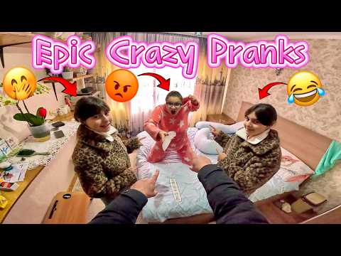 EXTREME PRANKS BETWEEN FAMILY MEMBERS! Watch the Reactions! 😱😂 (Funny Family POV) #viral #prank #pov