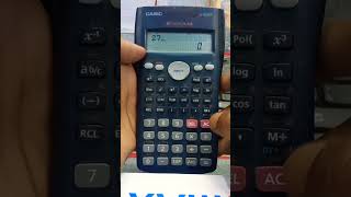 How to calculate cube root of any number using scientific calculator Casio fx-82 MS