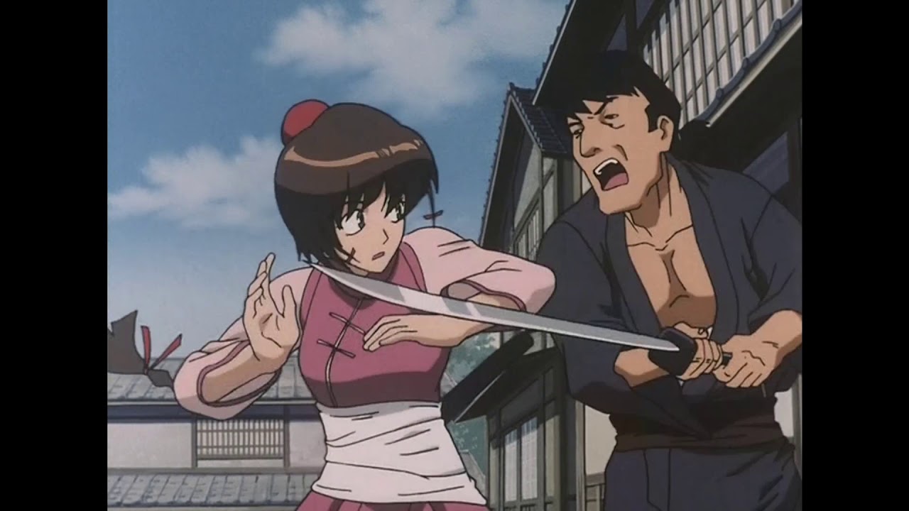 Carried by the Wind: Tsukikage Ran (2000) - First Sword Fight