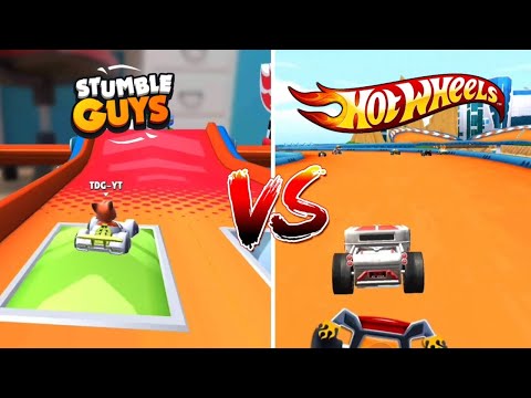 🔥Stumble Guys Hot Wheels vs Real Hot Wheels | Which is Better ? 🥵