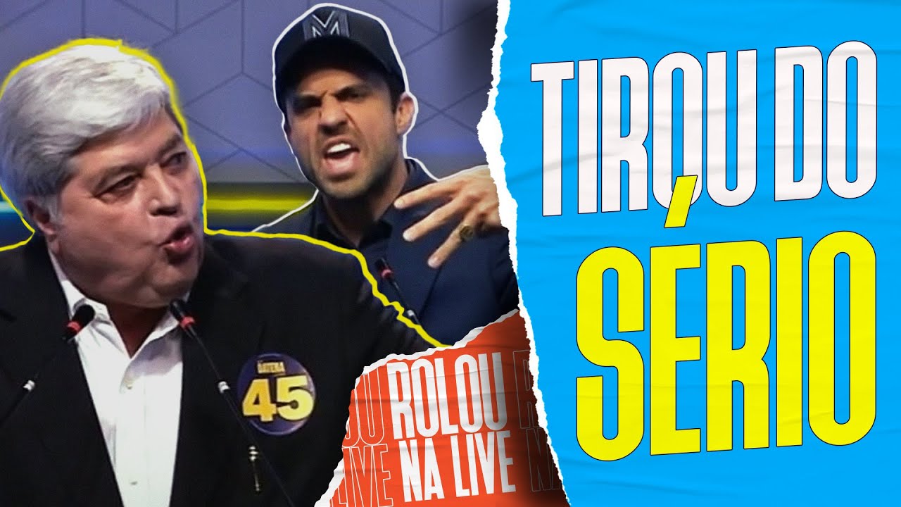 DATENA QUASE SAI NA PORRADA COM MARÇAL EM DEBATE PARA A PREFEITURA | Galãs Feios