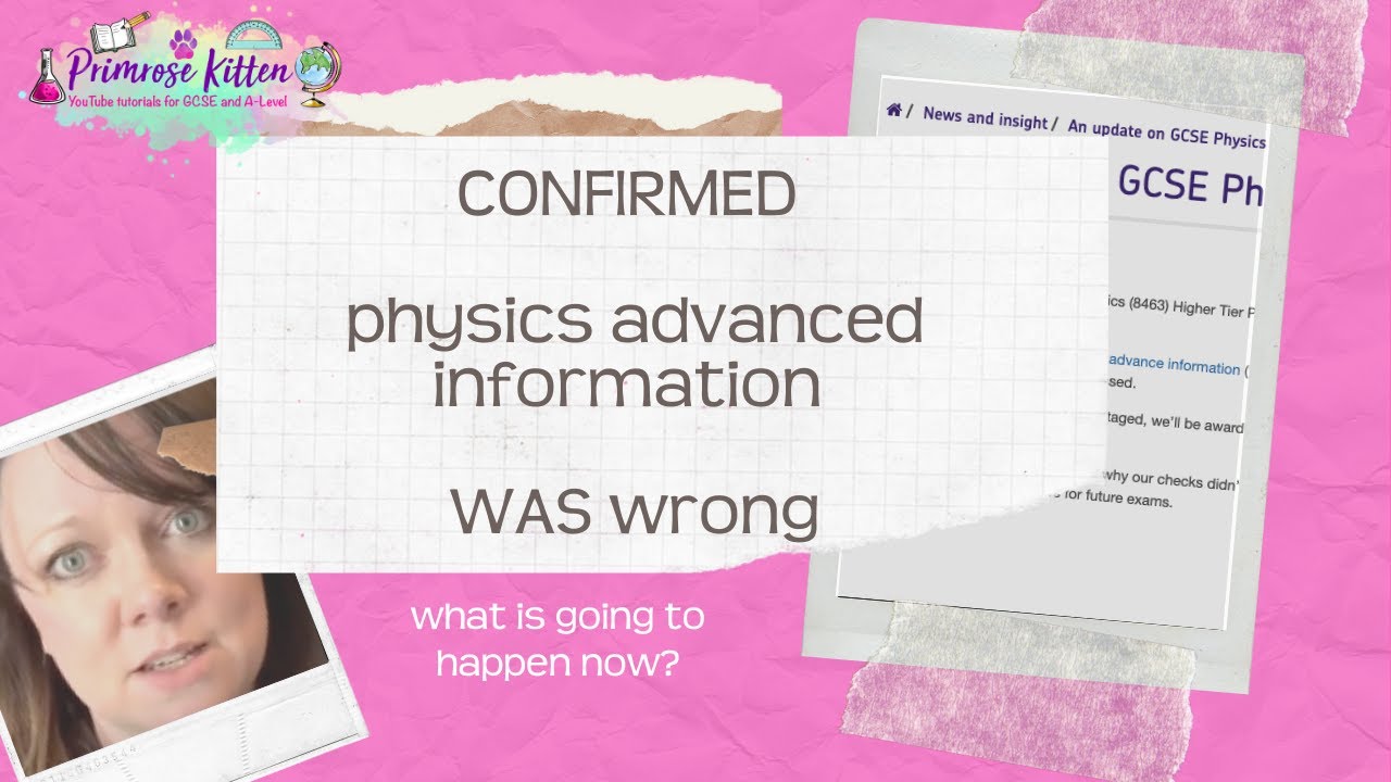 CONFIRMED the physics advanced information was WRONG 🤯😭🤬 what is going to happen now!