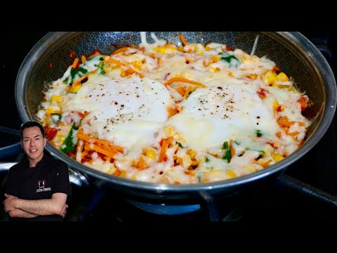 ¿Tienes huevos? TIENES QUE HACER ESTE DESAYUNO ECONÓMICO, NUTRITIVO Y SABROSO!