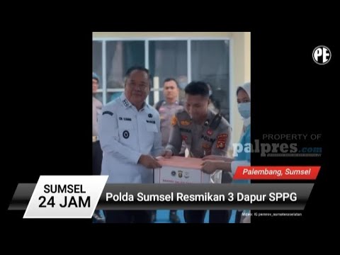 Polda Sumsel Resmikan 3 Dapur Satuan Pelayanan PemenuhanGizi