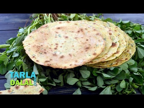 Whole Wheat Methi Khakhra / Methi Khakra Recipe by Tarla Dalal