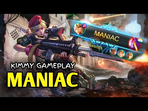 KIMMY HYPER CARRY MANIAC GAMEPLAY IN SOLO RANK | SEASON 17 | MLBB