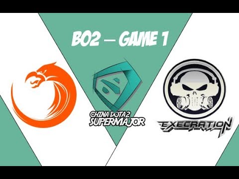 TNC vs Execration Game 1 China SUPERMAJOR Qualifiers
