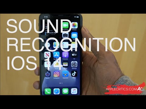 image-What does sound recognition do on iPhone?