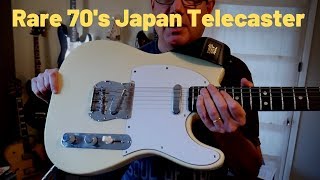 Video thumbnail for Review: Rare 70's Japanese Telecaster copy from Drifter by Vinyl Rundown