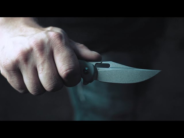 سكين مطوية سبلينت SPLINT رصاصي مزرق