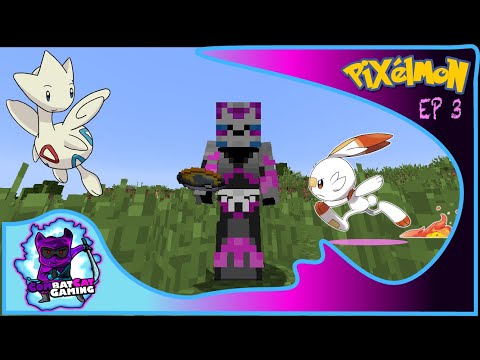 CATCHING A SCORBUNNY AND TOGETIC!! MINECRAFT - PIXELMON: [EP3]