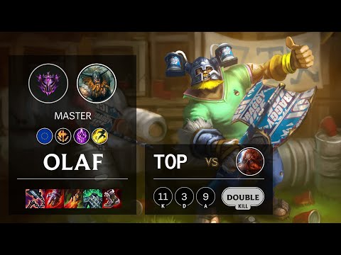 Olaf Top vs Gragas - EUW Master Patch 11.18