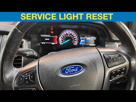 2016 Ford Ranger Service light reset