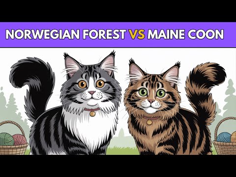 Norwegian Forest Cat vs Maine Coon: The Truth