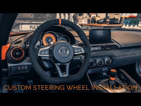 How to install a aftermarket steering wheel the easy way - Mazda MX5 Miata ND ND2