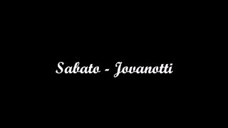 Sabato - Jovanotti [with lyrics]