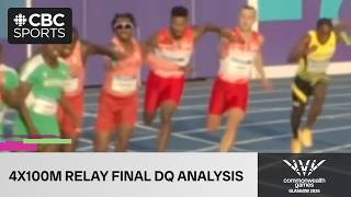 CBC panel breaks down Canada's disqualification in men's 4x100m relay final on Day 9 at Glasgow 2026