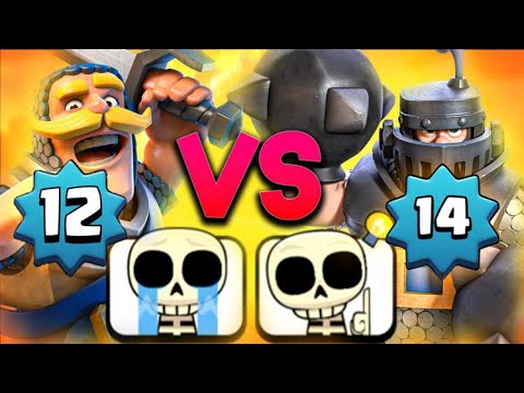 BEATING OVERLEVELED NOOBS ON MIDLADDER - Clash Royale