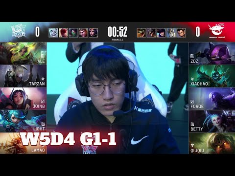 LNG vs AL - Game 1 | Week 5 Day 4 LPL Spring 2022 | LNG Gaming vs Anyone's Legend G1