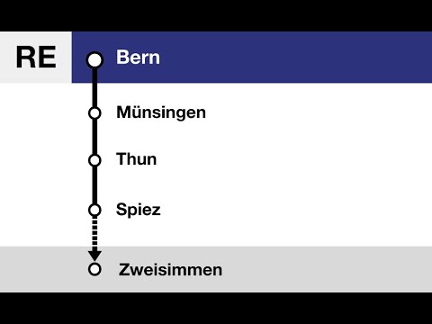 BLS Ansagen » R/RE Bern — Zweisimmen (2022) | Lötschberger | SLBahnen
