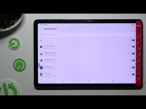 How to Turn On/Off App Notifications on TCL Tab 10 Gen 2?