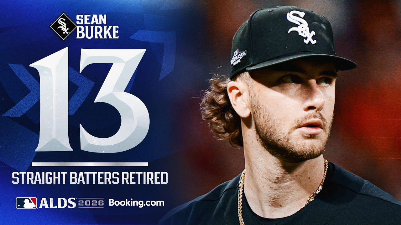 13 STRAIGHT BATTERS RETIRED by White Sox pitcher Sean Burke in 2026 ALDS Game 2 | MLB Highlights