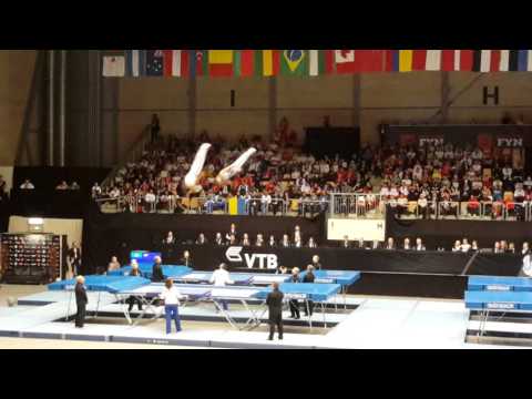 MARTINY Sebastien,MORANTE Allan FRA final Trampoline World Championships 2015