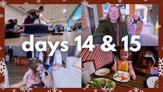 🎄 VLOGMAS DAY 14 & 15 | trip to richmond to see graham & lindsey, ear piercing, thai, gym & more