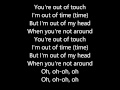 Out of Touch by Hall and Oates (lyrics) 