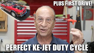 560SL - Regulacja współczynnika wypełnienia (duty cycle) KE-Jetronic i pierwsza jazda po remoncie