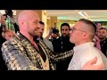 Tyson Fury RUNS UP ON OLEKSANDR USYK in Saudi Arabia! USYK LIFTS FURY OVER HIS HEAD!