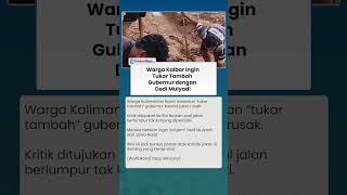 KECEWA, Warga Kalbar Tawarkan Tukar Tambah dengan Dedi Mulyadi, Sindir Ria Norsan