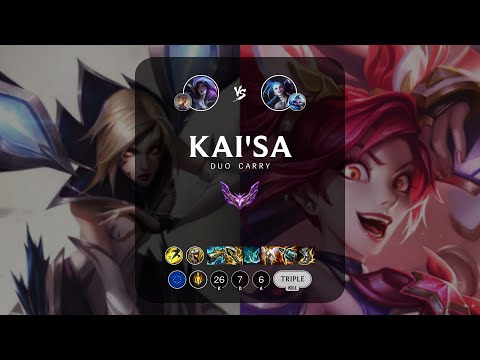 Kai'Sa ADC vs Jinx - EUW Master Patch 13.1