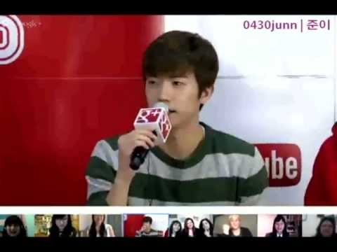 [LQ] 130313 2PM Google+ Hangout - Wooyoung Speaking Thai