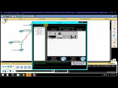 6.4.1.6 IPv4 Route Summarization