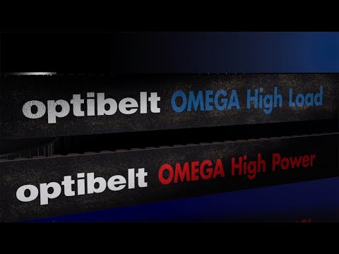 High performance timing belt optibelt OMEGA High Power and optibelt OMEGA High Load