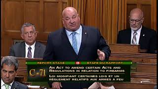 MP Larry Miller Stands Up for Law-Abiding Firearms Owners - Speaks Against Bill C-71 at Report Stage
