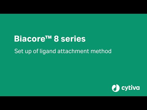 Biacore™ 8 series: How to set up a ligand attachment method