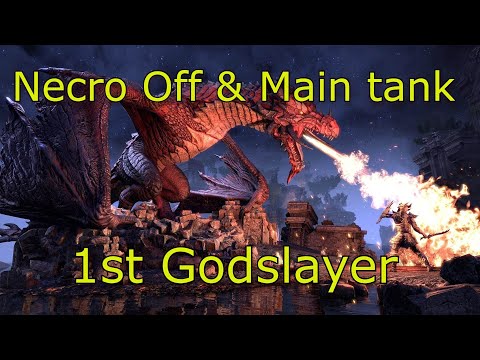 ESO - Necro Off Tank 1st Godslayer - Raid lead PoV